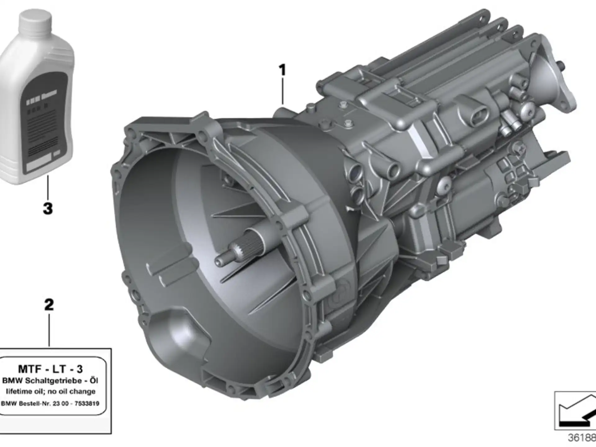 BMW Schaltgetriebeöl MTF LT-3 E46 E53 E60 E61 E63 E64 E81 E82 E83 E84 E85 E86 E87 E88 E89 E90 E91 E92 E93 F10 F11 F20 F21 F22 F23 F30 F31 F32 F33 F34 F36 83222339221
