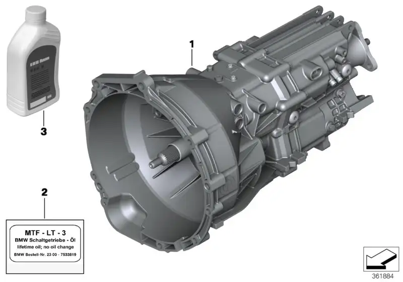 BMW RP 6 Gang Getriebe F20 F21 F22 F23 F30 F31 F32 F34 F36 230086