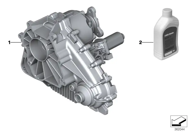 BMW RP Verteilergetriebe E70 E71 27107599886 - X5 E70 SAV, X6 E71