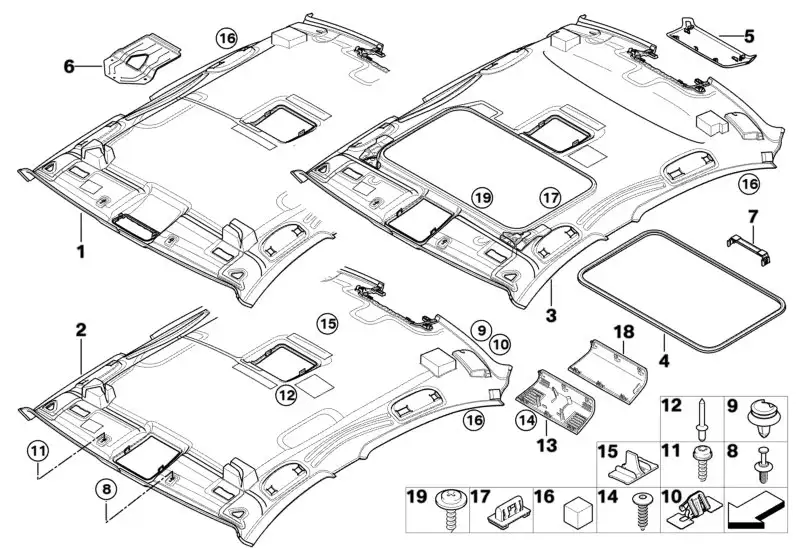 BMW Blende E84 E91 51447130759 - 3er E91, X1 E84