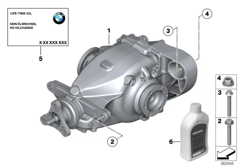 BMW Hinterachsgetriebe E84 33107592932 - X1 E84
