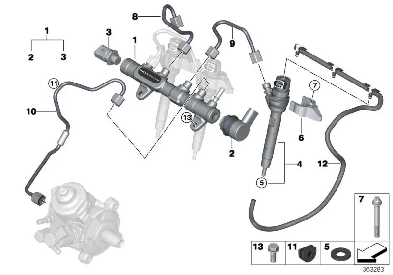 BMW Drucksensor F39 F20 F44 F45 F46 F48 G01 G02 G05 G06 G07 G11 G