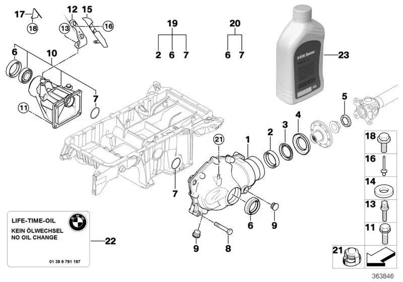 BMW Unterlegscheibe E70 E83 K15 K71 K73 07119904324 - X3 E83, X5