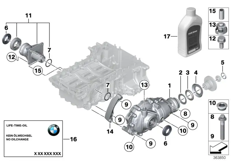 BMW ASA-Schraube 07129907173 - Bildposition 12