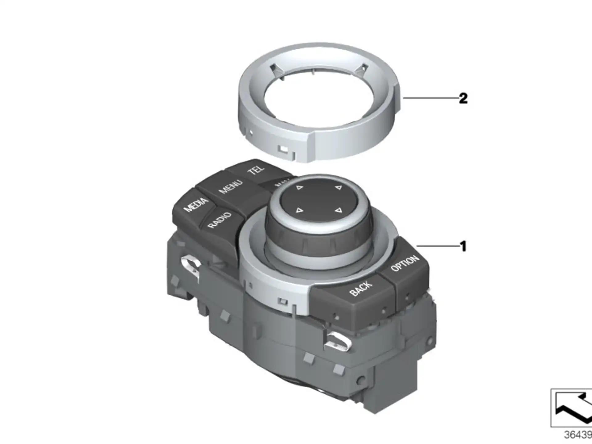 BMW Chromring E70 E71 E72 E81 E82 E84 E87 E88 E89 E90 E91 E92 E93 65829353029