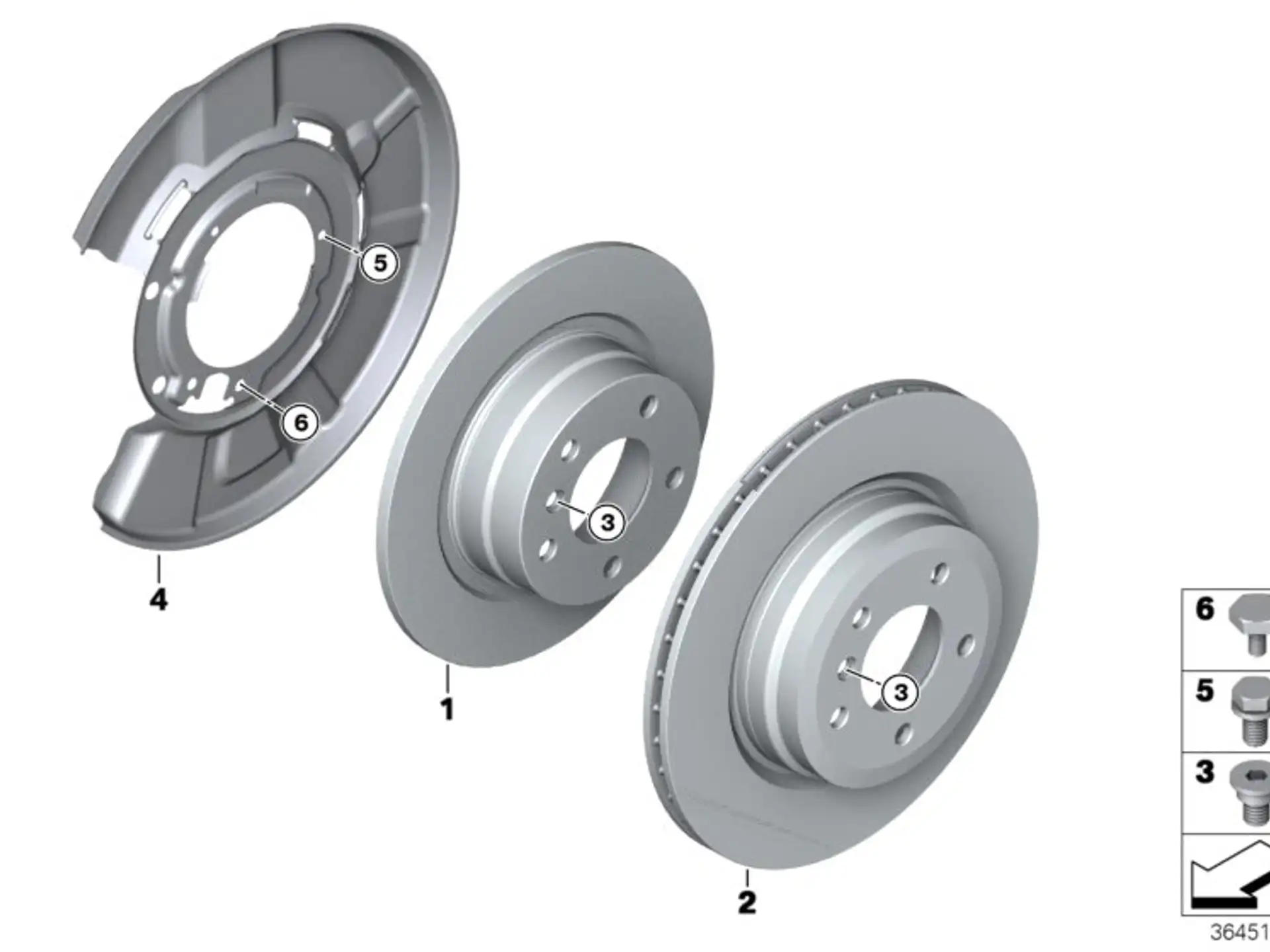 BMW Bremsscheibe belüftet E81 E84 E87 E90 E91 E92 E93 34216864901
