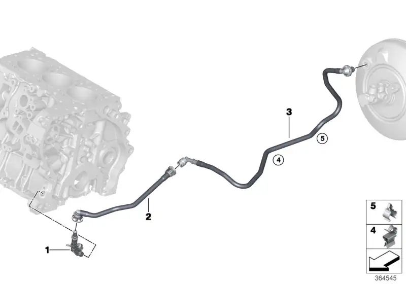 BMW Rückschlagventil F10 F11 F20 F21 F22 F23 F25 F26 F30 F31 F32