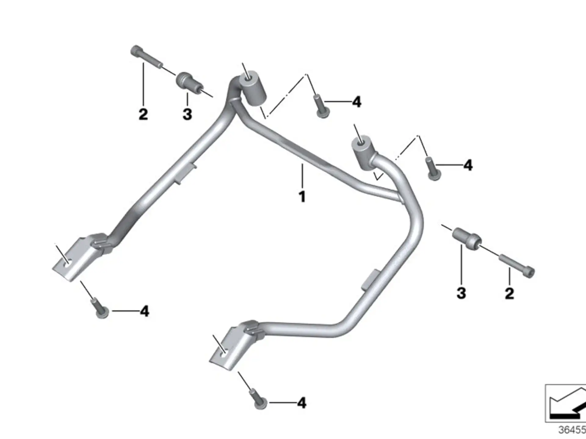 BMW Haltepilz K53 K54 K83 K84 46548534265
