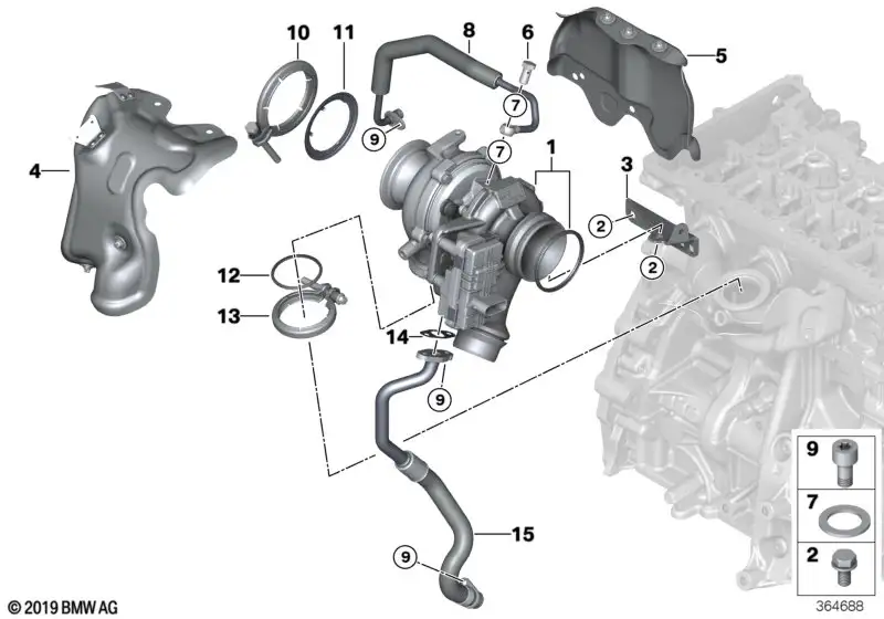 BMW RP Turbolader 11658513652