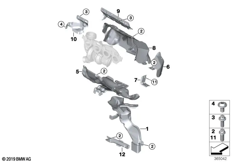 BMW Sechsrundschraube 07119908062 - Bildposition 02