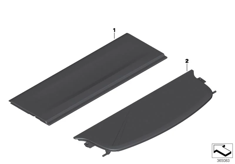 BMW Sichtschutz Gepäckraum hinten F26 51477369588