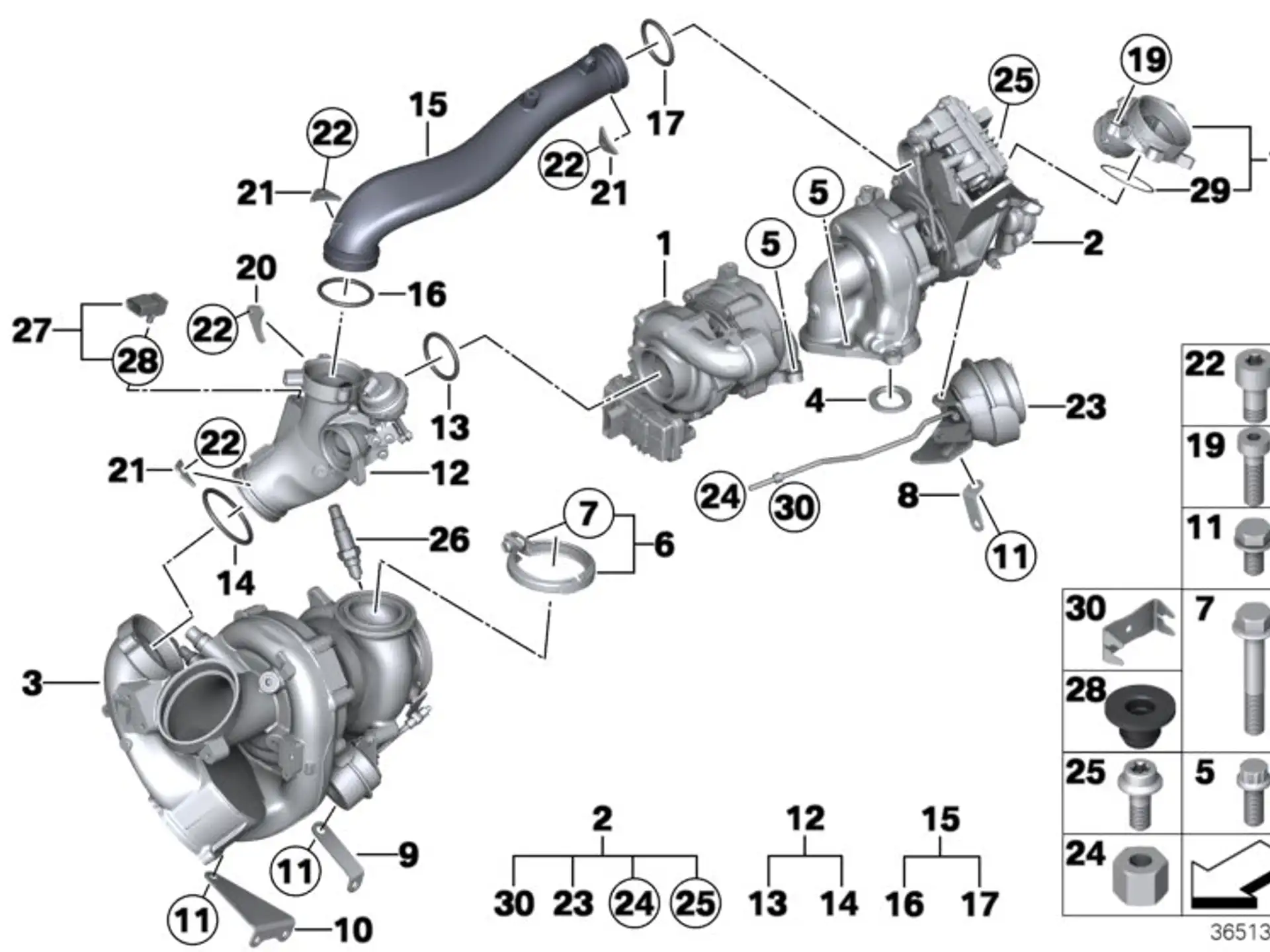BMW O-Ring E70 E71 F01 F02 F10 F11 F15 F16 G05 G06 G07 G11 G12 G30 G31 07119907572