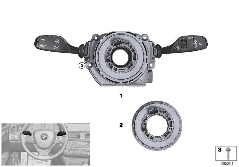 BMW Schaltzentrum Lenksäule F16 F26 F86 61316827376