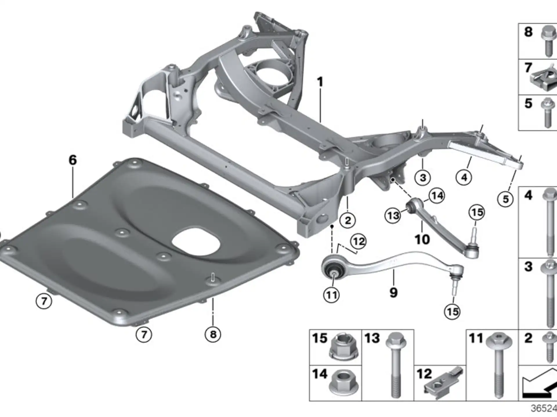 BMW Querlenker rechts F80 F82 F83 F87 F87N 31122284530