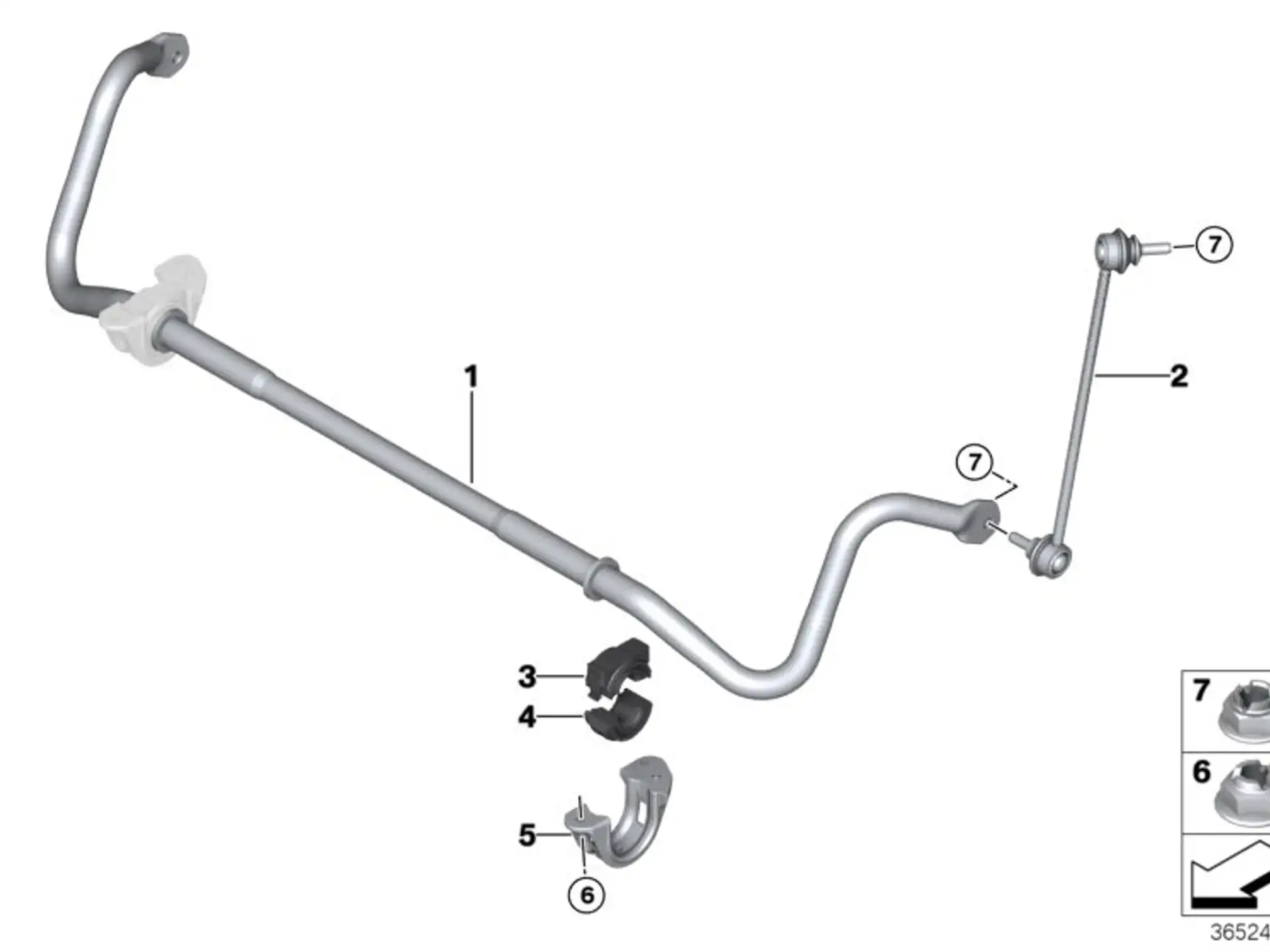 BMW Pendelstütze vorn rechts F80 F82 F83 F87 F87N 31302284644