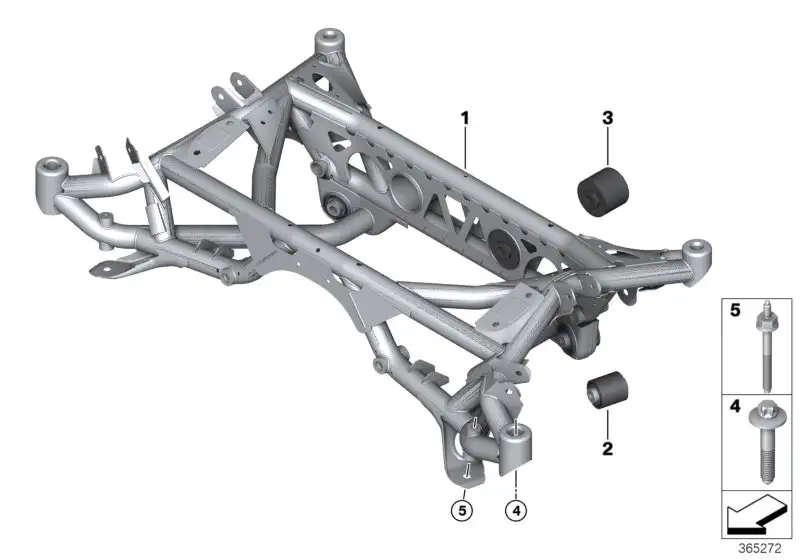 BMW Hinterachsträger F80 F82 F83 F87 F87N 33318097478 - 2er, 3er,