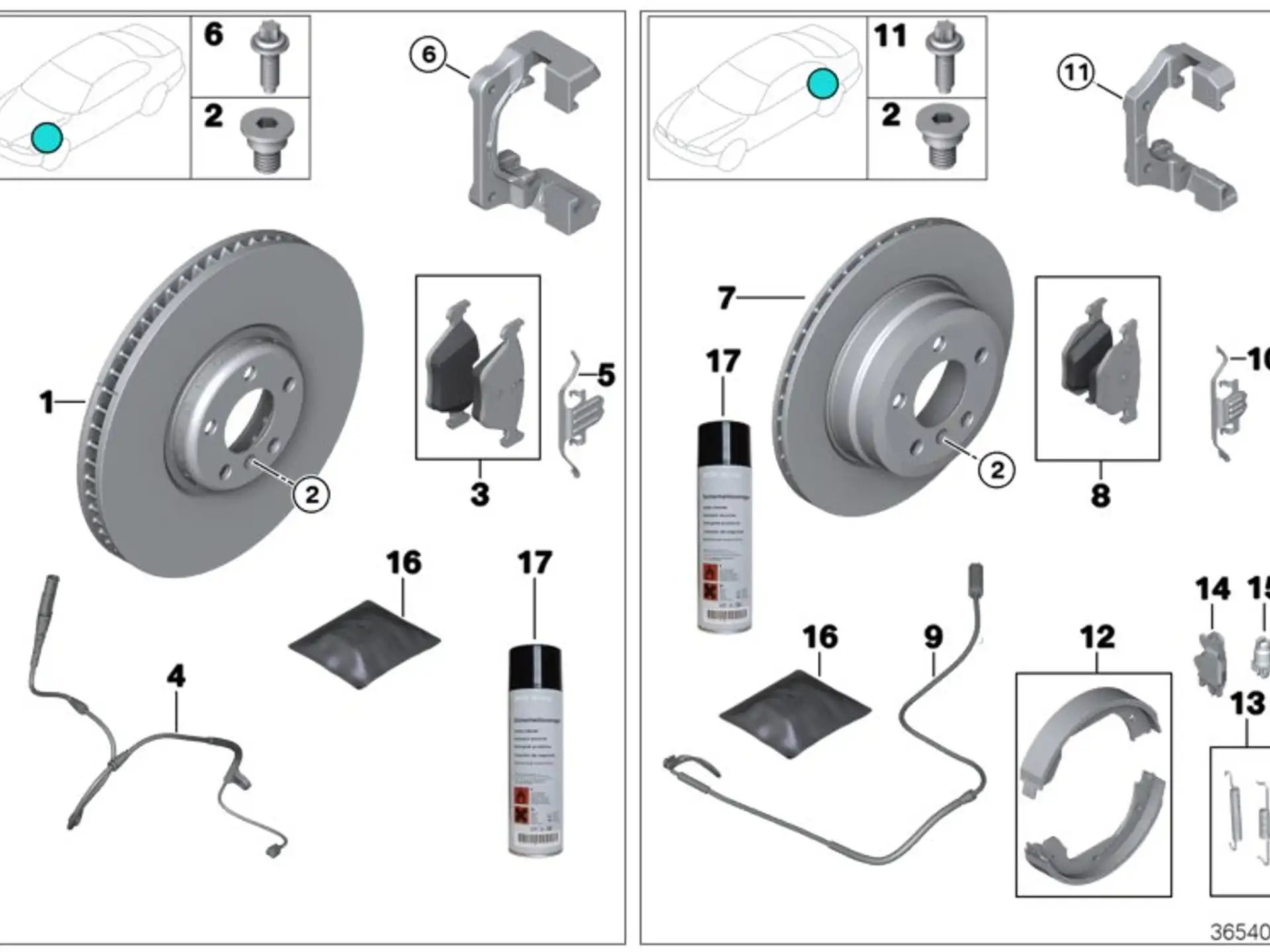BMW Haltefeder E70 E71 E72 F01 F02 F04 F07 F15 F16 34116784185
