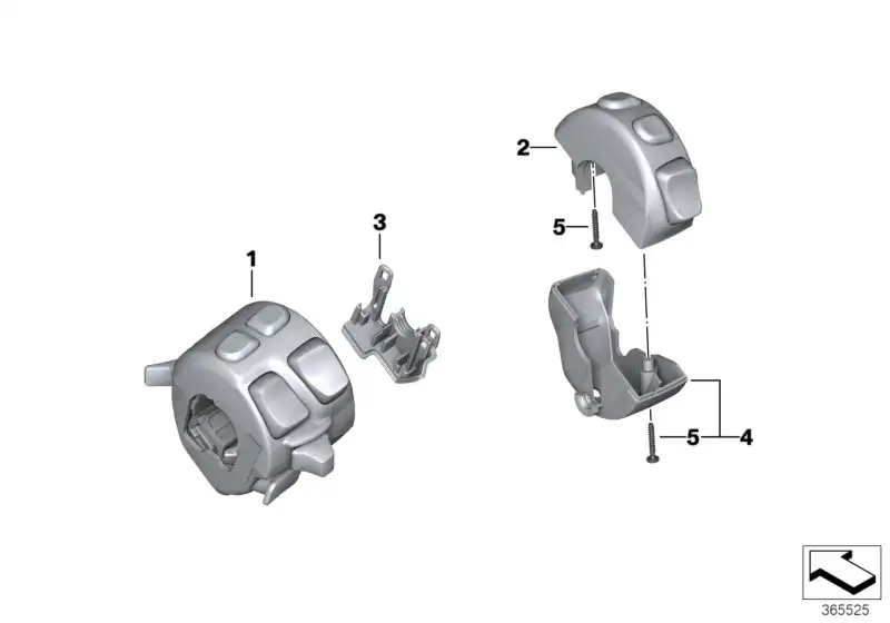 BMW Kombischalter links K17 61318394475
