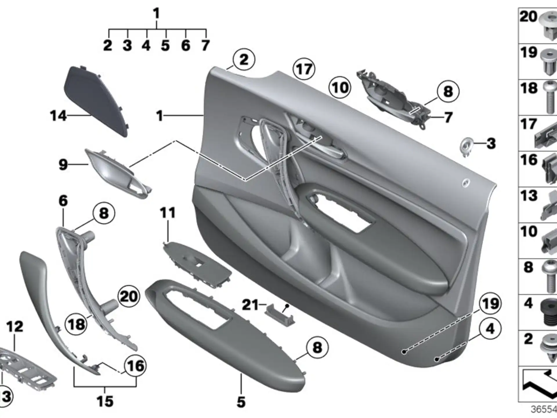 BMW Innenleuchte LED F07 F15 F16 F20 F21 F22 F23 F30 F31 F32 F33 F34 F36 F39 F45 F46 F48 F80 F82 F83 F85 F86 F87 F87N G11 G12 I01 I12 I15 F54 F55 F56 F56E F57 F60 63317941911