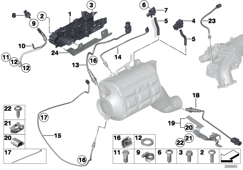 BMW Dichtring E60 E61 E70 E71 E81 E82 E83 E84 E87 E88 E90 E91 E92 E93 F01 F02 F06 F07 F10 F11 F12 F13 F15 F16 F20 F21 F22 F23 F25 F26 F30 F31 F32 F33 F34 F36 F39 F44 F45 F46 F48 G01 G02 G05 G06 G07 G11 G12 G14 G15 G16 G20 G21 G30 G31 G32 F54 F55 F56 F57 F