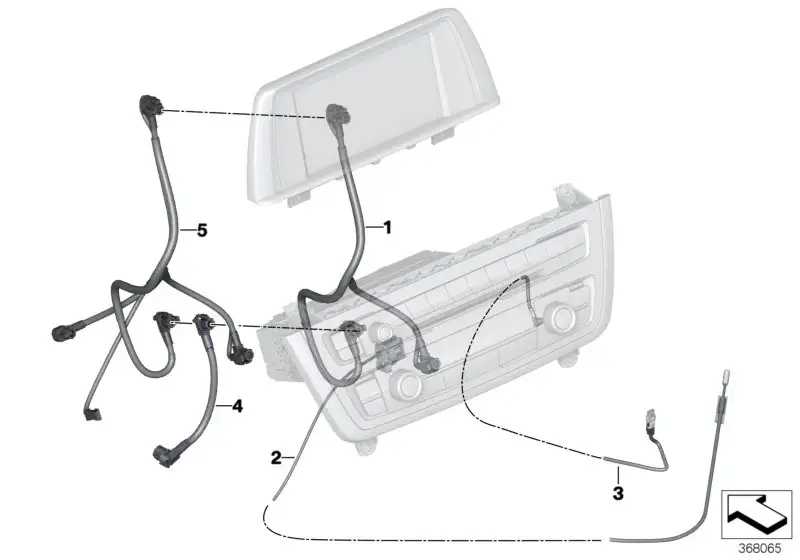 BMW Verbindungsleitung TCB / HU-H F22 F30 F31 F32 F33 F34 6111930