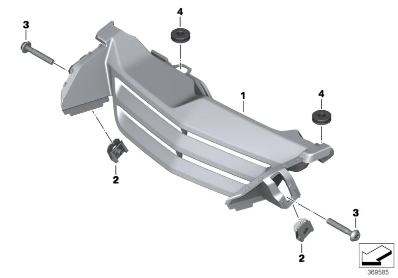 BMW C-Clip Mutter selbstsichernd M5 46638532314