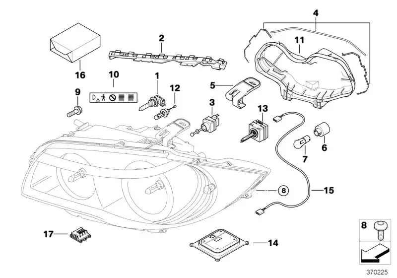 BMW Elektronikbox ALC uncodiert E81 E82 E84 E87 E88 63117180829 -