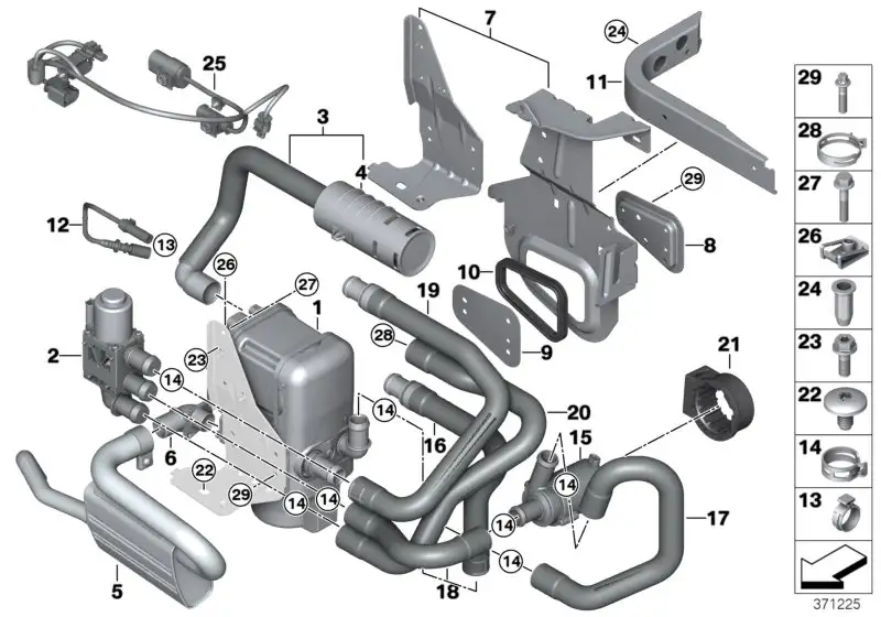 BMW Halter 64129316571 - Bildposition 11