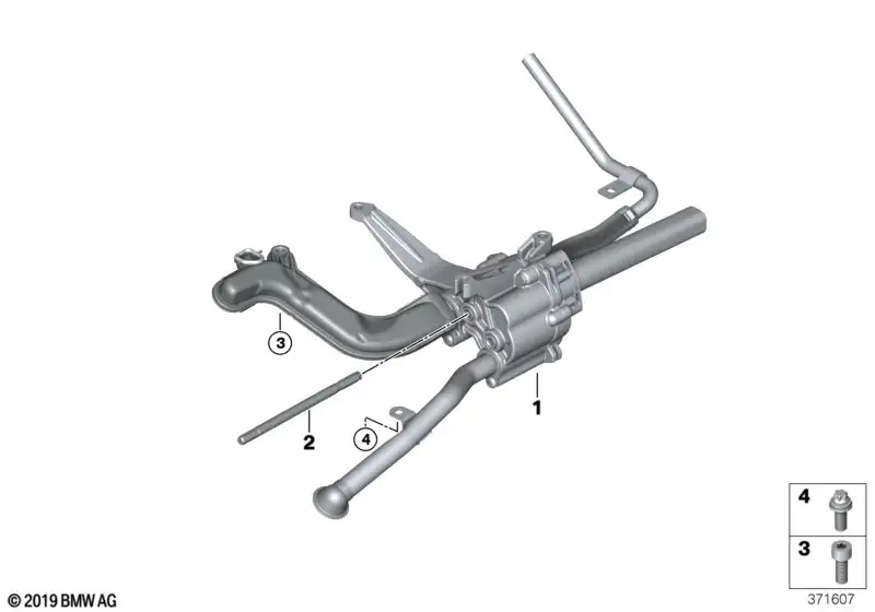 BMW Absaugpumpe F87 F87N 11417853349