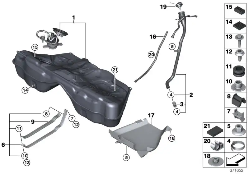 BMW Zylinderschraube 07147201918 - Bildposition 12
