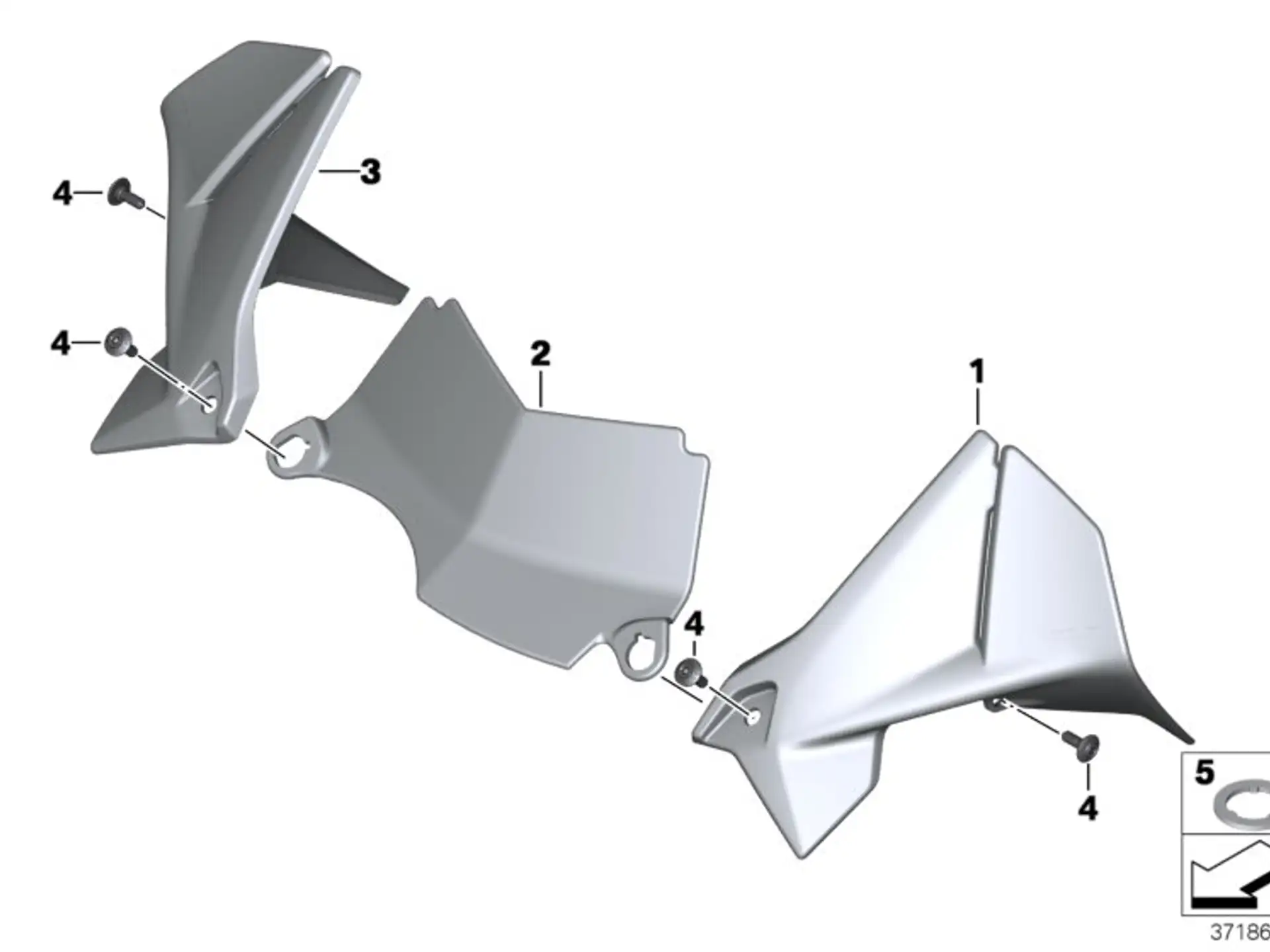 BMW Cockpitverkleidung links 46638528677