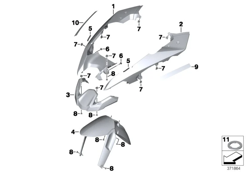 BMW Tülle K34 K49 K50 K51 K52 K53 K54 K73 46638532168