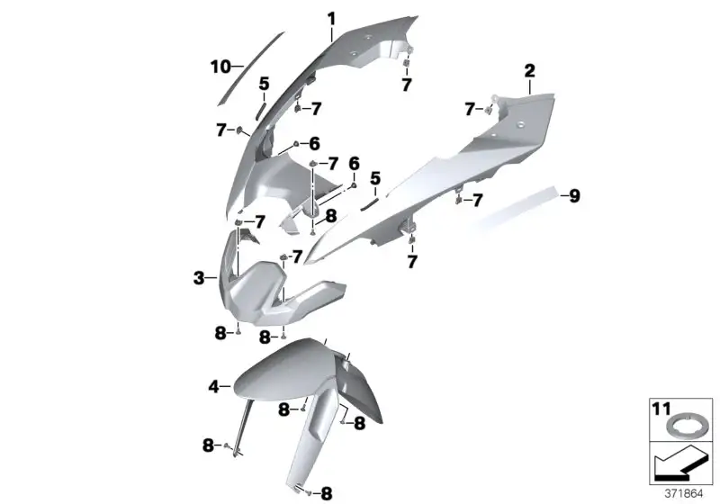 BMW Schriftzug links K51 51148544493