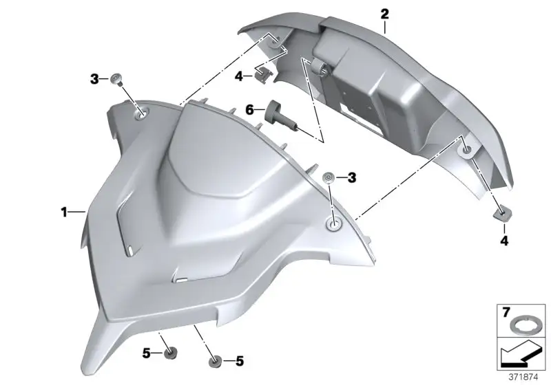 BMW Drucktaster K52 46638542042