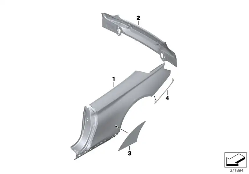 BMW Positionierungshilfe T-Bolzen 41212460149 - Bildposition --