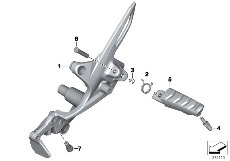 BMW Anschlag K40 K43 K73 46717659537 - K73, K43, K40 / Bildpositi