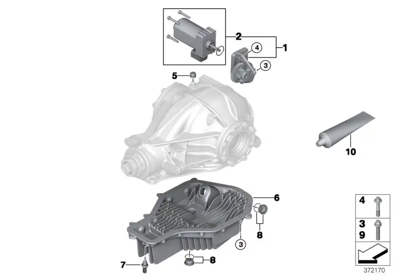 BMW Ölwanne 33132284835
