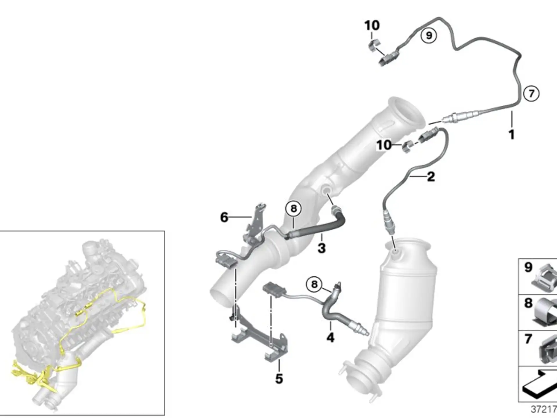 BMW Lambda-Monitorsonde F80 F82 F83 F87N 11787848486