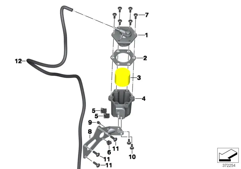 BMW Behälter K18 K19 16118534613