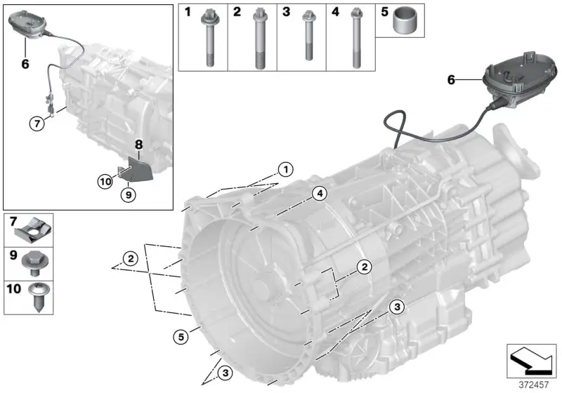 BMW Parksperrenmodul F80 F82 F83 F87 F87N 28002284704
