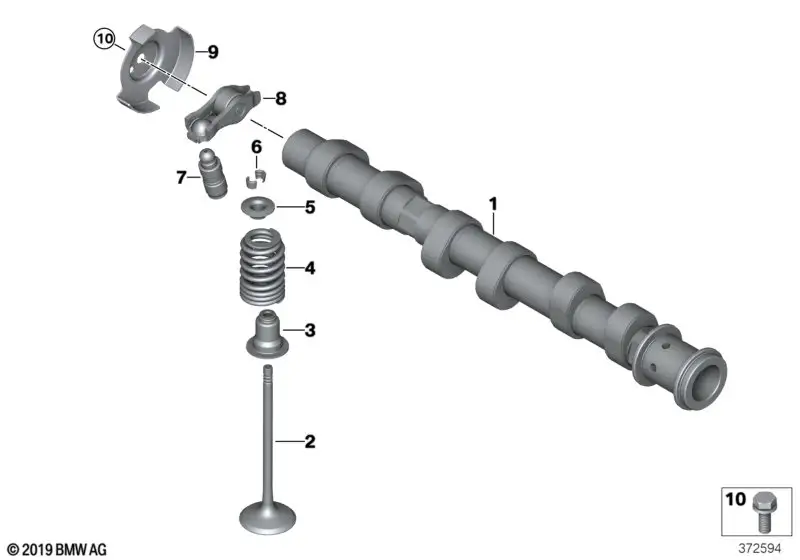 BMW Einlassnockenwelle 11317645953 - Bildposition 01