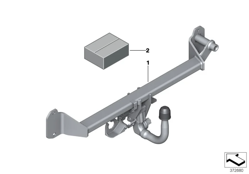 MINI Anhängerkupplung mit abnehmb. Kugel F54 [Bildposition 1]