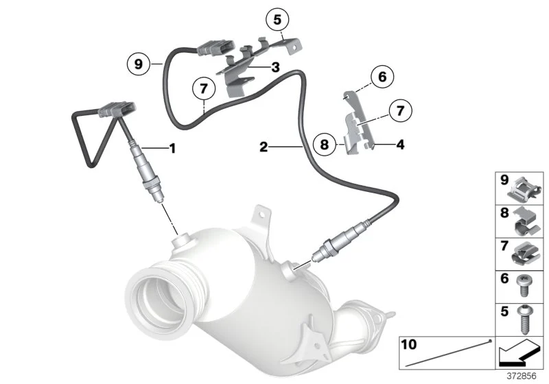 BMW Linsenkopfschraube 11127549986