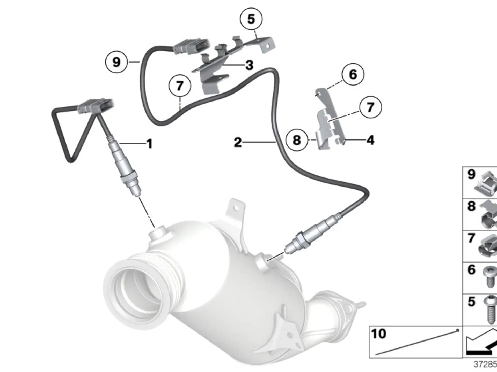 BMW Linsenkopfschraube 11127549986