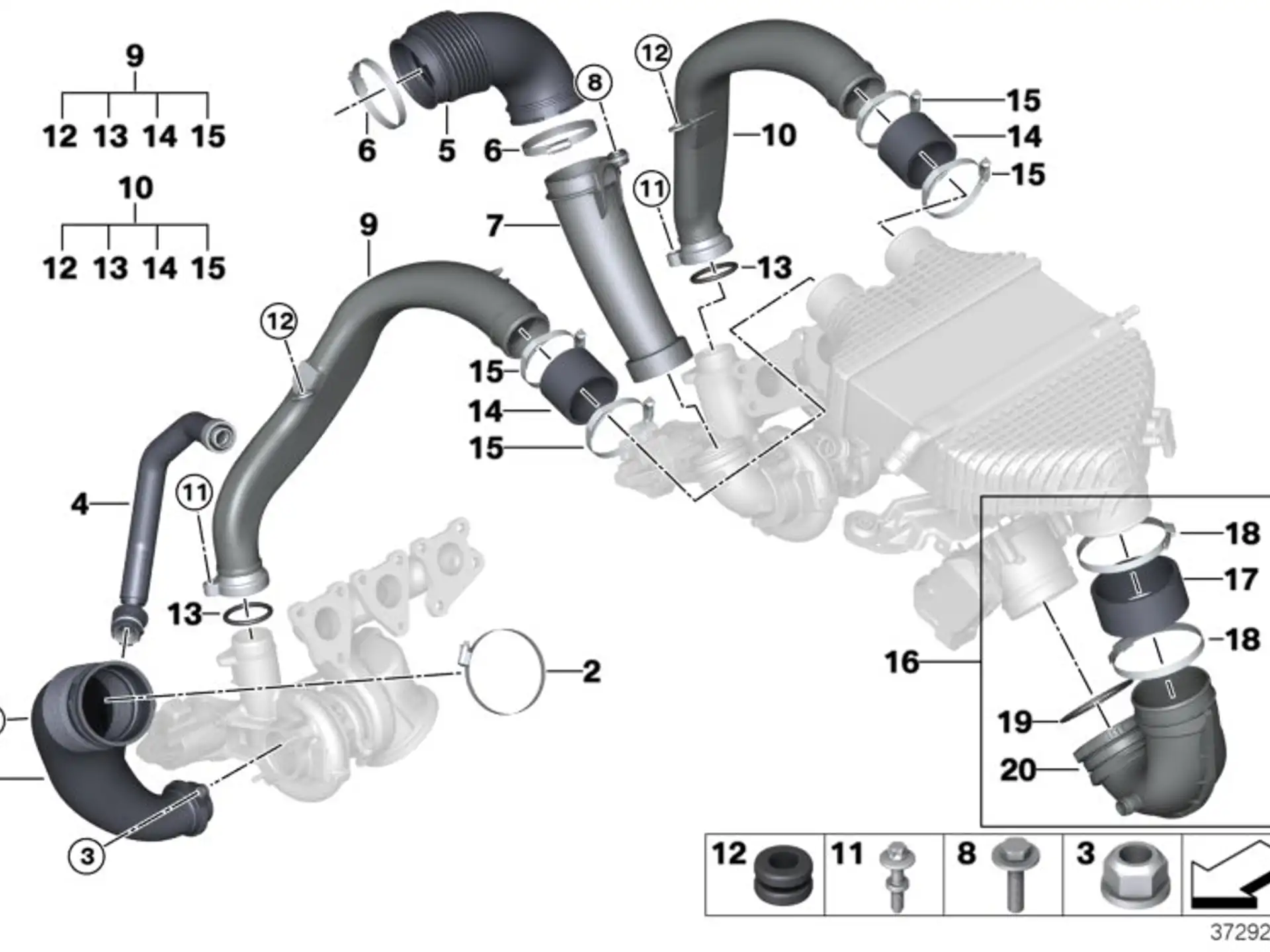 BMW O-Ring F80 F82 F83 F87N 11617848448