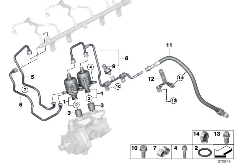 BMW Hochdruckpumpe F80 F82 F83 F87N 13517847204