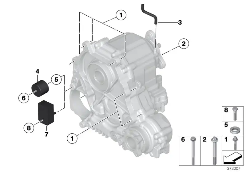 BMW ASA-Schraube E23 E24 E28 E32 E34 E46 E53 E60 E61 E70 E71 E72