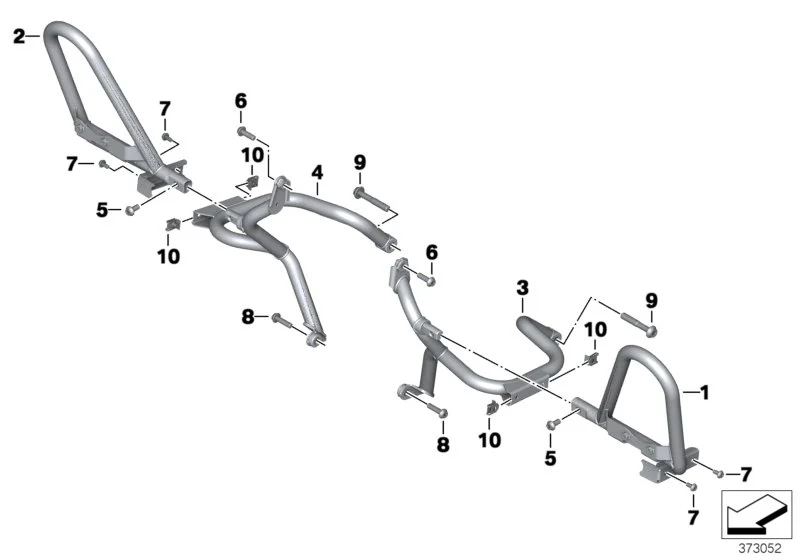 BMW Zylinderschraube K17 K52 07119907389