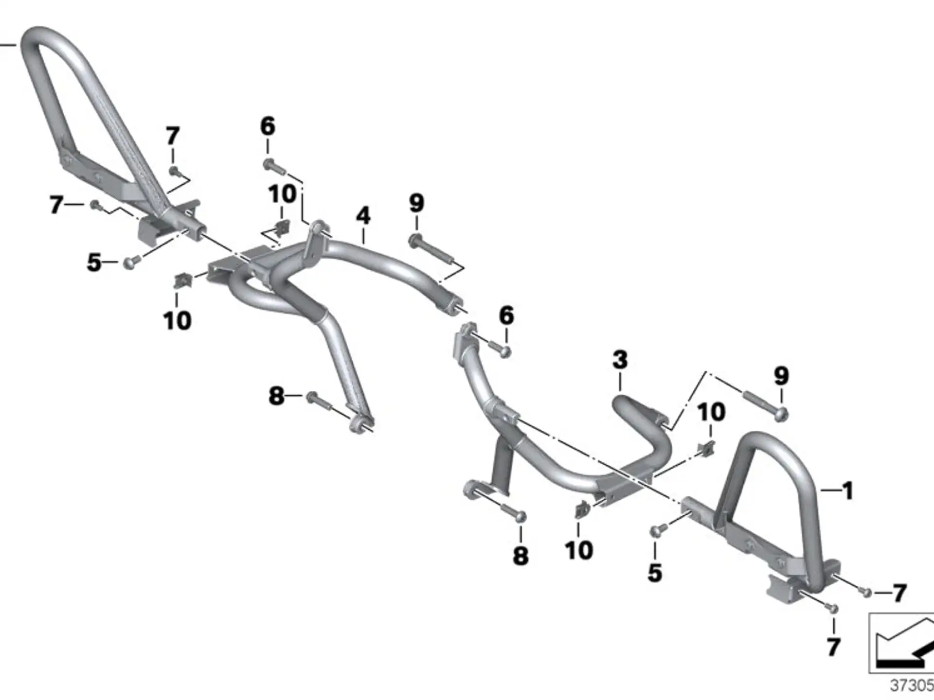 BMW Zylinderschraube K17 K52 07119907389