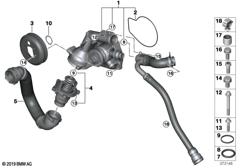 BMW Formdichtung F80 F82 F83 F87N 11517848520